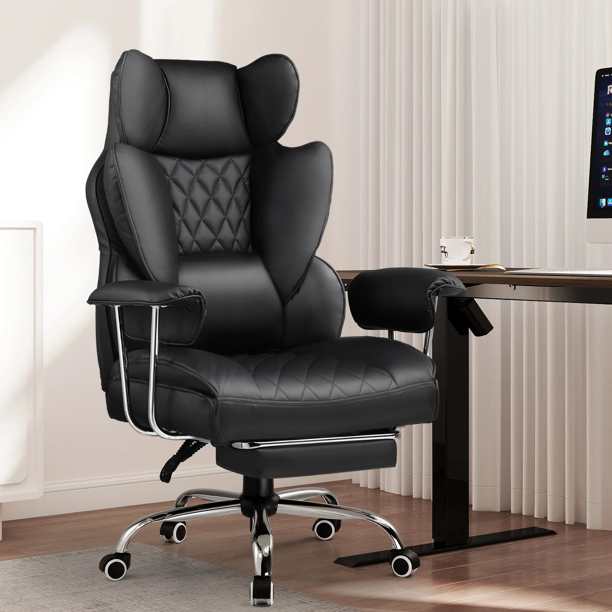 TitanRest Big & Tall Ergonomic Chair with Footrest