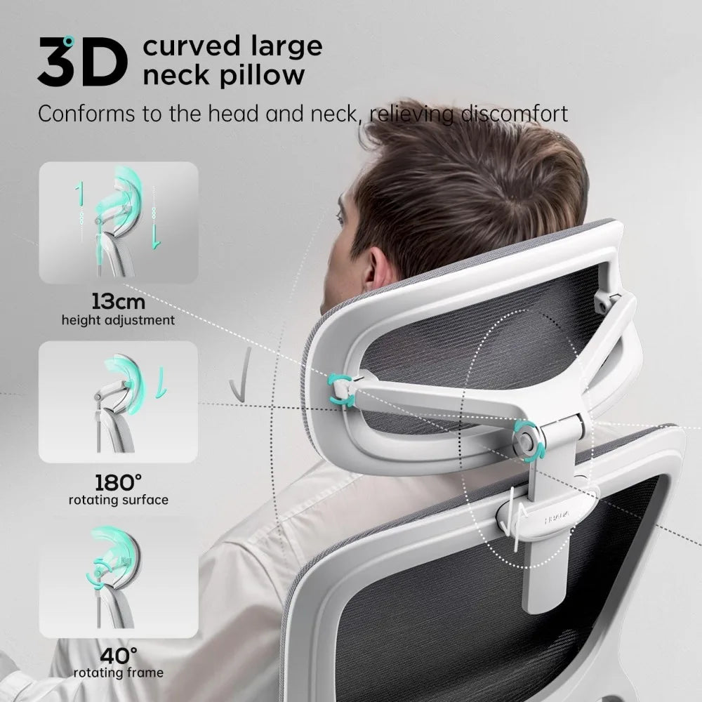 3D Lumbar Support Office Chair