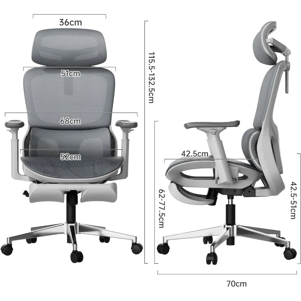 3D Lumbar Support Office Chair
