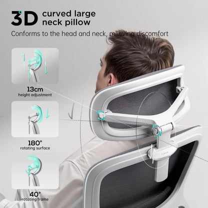 3D Lumbar Support Office Chair
